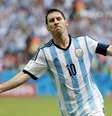Messi vira o jogo para a Argentina e celebra  Foto: Ricardo Matsukawa / Terra