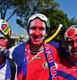 <p>Costa Rica se classificou em primeiro no grupo da morte da Copa do Mundo</p>  Foto: AFP