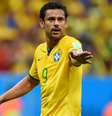 <p>Fred demonstra confiança após marcar o primeiro gol na Copa do Mundo do Brasil</p>  Foto: Getty Images