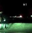<p>A moça é arrastada pelo policial até estar em um local seguro, longe dos trilhos</p>  Foto: Youtube