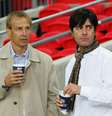Jurgen Klinsmann e Joachim Low são amigos de longa data  Foto: Getty Images 