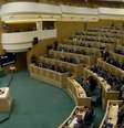 <p>Senadores da R&uacute;ssia participam de&nbsp;uma sess&atilde;o do Conselho da Federa&ccedil;&atilde;o&nbsp;(C&acirc;mara alta do Parlamento), em Moscou, em 25 de junho</p>  Foto: AFP
