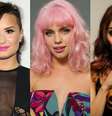 Veja famosas com cabelos coloridos  Foto: Rede Globo/ Divulgação / Getty Images