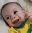 Sorriso, a marca registrada de Pedrinho: a operação está decidida e o local, também: o All Childrens Hospital, em St. Petersburg, nos Estados Unidos, referência em transplante de intestino  Foto: Marc Tawil / Divulgação