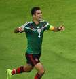 Rafa Marquez comemora gol contra Croácia  Foto: Javier Soriano / AFP