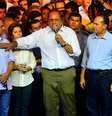 Pezão discursa durante o evento que lançou sua candidatura ao governo do Rio de Janeiro  Foto: Daniel Ramalho / Terra