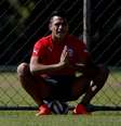 <p>Alexis Sanchez não treinou junto com os outros jogadores do Chile na véspera do confronto com Brasil</p>  Foto: Ricardo Matsukawa / Terra