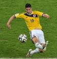 <p>James Rodríguez pe o grande destaque da Colômbia</p>  Foto: GABRIEL BOUYS / AFP