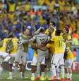<p>Classificação do Brasil às oitavas de final dividiu atenções na Arena Pernambuco</p>  Foto: Jefferson Bernardes / VIPCOMM