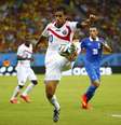 <p>Camisa 10 marcou o gol costarriquenho e converteu sua cobran&ccedil;a nos p&ecirc;naltis</p>  Foto: Tony Gentile / Reuters