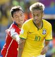 <p>Neymar é um dos jogadores pendurados da Seleção Brasileira</p>  Foto: Ricardo Matsukawa / Terra