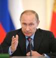 <p>O presidente Vladimir Putin da Rússia preside uma reunião do governo nos arredores de Moscou, em 25 de junho</p>  Foto: Alexei Druzhinin/RIA Novosti/Kremlin / Reuters