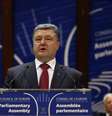<p>O presidente da Ucrânia, Petro Poroshenko, aborda a Assembleia Parlamentar do Conselho da Europa, em Estrasburgo, em 26 de junho</p>  Foto: Vincent Kessler / Reuters