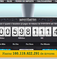 O Impostômetro ultrapassou a marca de R$ 800 bilhões por volta das 7 horas da manhã desta segunda-feira (30/6)  Foto: Reprodução
