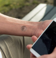 Tatuagem digital permite desbloquear smartphone  Foto: Reprodução