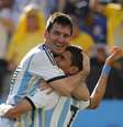 <p>Argentina ainda não venceu por mais de um gol de diferença nesta Copa do Mundo, mas segue invicta</p>  Foto: Ricardo Matsukawa / Terra