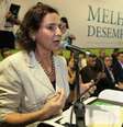 Izolda Cela (Pros) é candidata a vice-governadora na chapa encabeçada pelo petista Camilo Santana  Foto: Divulgação