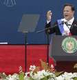 <p>Presidente do Panamá, Juan Carlos Varela, participa de audiência durante a inauguração de seu mandato em Panama City</p>  Foto: Rafael Ibarra / Reuters