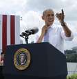 <p>Presidente dos EUA, Barack Obama afrouxa a gravata antes de fazer declara&ccedil;&otilde;es sobre a economia americana, no Waterfront Park de Georgetown, em Washington, em&nbsp;1 de julho</p>  Foto: Jonathan Ernst / Reuters