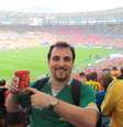 O jornalista Theo Saad acompanhou de perto o jogo entre Espanha e Chile, no Maracanã, e considera esta uma das melhores partidas do mundial  Foto: Arquivo Pessoal