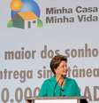 Presidente Dilma Rousseff lançou nesta quinta-feira a terceira edição do programa habitacional Minha Casa, Minha Vida, uma das vitrines do seu governo  Foto: Blog do Planalto / Divulgação