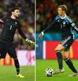 Hugo Lloris e Manuel Neuer estarão em lados opostos no Maracanã  Foto: Getty Images 