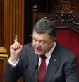 <p>Presidente ucraniano Petro Poroshenko discursa no parlamento em Kiev, em 3 de julho</p>  Foto: Anatolii Stepanov / AFP