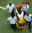 <p>Neymar está fora da Copa</p>  Foto: Fabrizio Bensch / AFP