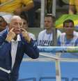 <p>Luiz Felipe Scolari falou sobre a contusão que tirou Neymar da Copa do Mundo</p>  Foto: Yves Herman / Reuters