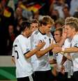 Alemanha comemora gol contra o Brasil em 2011; derrota mais contundente do Brasil desde 2010    Foto: EFE