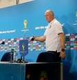 <p>Felipão assegura que o elenco da Seleção Brasileira está focado apenas no jogo contra Alemanha</p>  Foto: Jefferson Bernardes / Vipcomm