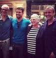<p>Marcos Caruso, Cauã Reymond, Vera Holtz e Alexandre participam de coletiva em Buenos Aires</p>  Foto: Instagram / Reprodução