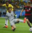<p>Alemães ironizaram tradicional "jogo bonito" do Brasil</p>  Foto: Damir Sagoli / Reuters