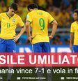 Italianos do Corriere dello Sport falam em tom de humilhação  Foto: Reprodução