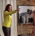 <p>A leiloeira fica transtornada ao ver a filha arrastada pelo noivo</p>  Foto: TV Globo / Divulgação