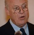 <p>Foto de arquivo tirada em Nova Deli, Índia, em 22 de março de 2013, mostra o diplomata Staffan de Mistura durante uma coletiva de imprensa</p><p> </p>  Foto: RAVEENDRAN / AFP