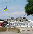 <p>Tropas ucranianas guardam um posto de controle em uma estrada, cerca de 50 km da cidade de Odessa, em 9 de julho</p>  Foto: ALEXEY Kravtsov / AFP