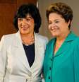 Dilma foi entrevistada pela apresentadora Christiane Amanpour, da rede CNN  Foto: Twitter Christiane Amanpour / Reprodução