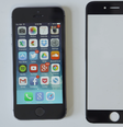 <p>Possível tela do iPhone 6 comparada com o atual iPhone 5S. Segundo rumores, ela será feita de safira</p>  Foto: Youtube  Marques Brownlee / Divulgação