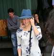 Shakira deixou o hotel, no Rio de Janeiro, para cumprir compromissos profissionais, nesta sexta-feira (11)  Foto: Andre Freitas e Gabriel Reis / AgNews
