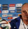 <p>Luiz Felipe Scolari teve parte de conversa vazada em sistema interno de transmissão</p>  Foto: Ueslei Marcelino / Reuters