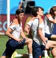 <p>Holanda tenta se recuperar fisicamente e fazer s&oacute; treinos leves</p>  Foto: Evaristo Sa / AFP