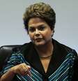 <p>A presidente ainda reiterou o futebol como uma atividade privada brasileira</p>  Foto: Reuters