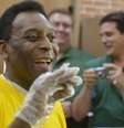 <p>Pelé quer a permanência de Felipão na Seleção</p>  Foto: Daniel Ramalho / Terra