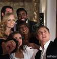 <p>Apresentador tirou selfie durante as gravações</p>  Foto: TV Globo / Divulgação