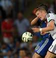 <p>Schweinsteiger minimiza ferimento após choque com Aguero</p>  Foto: Pedro Ugarte / Reuters