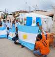 Nem todo mundo torce pela Argentina, mas em Buenos Aires torcida dos hermanos é maioria hoje  Foto: Eduardo Amorim / Brisa Comunicação e Arte - Especial para o Terra