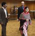 Malala pede a libertação das meninas  Foto: Reuters