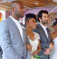 Alice e Neidinha se casam com Vitor e Theo  Foto: TV Globo / Divulgação