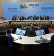Membros do Brics se reuniram em Fortaleza e anunciaram a criação de um banco comum de desenvolvimento  Foto: Nacho Doce / Reuters